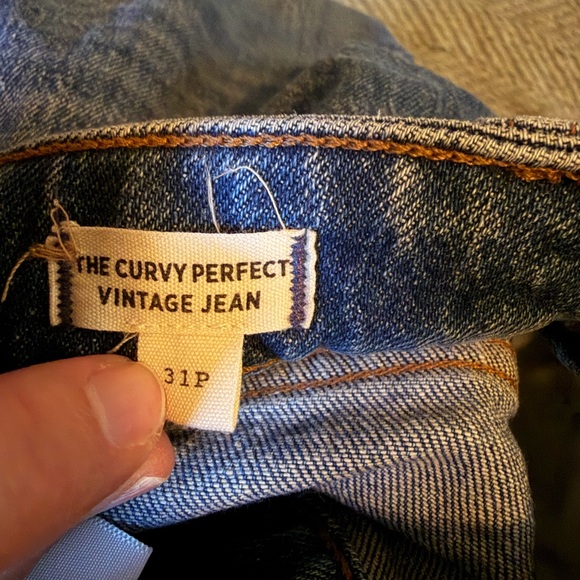 MADEWELL CURVY PERFECT VINTAGE JEAN DECATUR BLUE WASH | SIZE 31 PETITE - Picture 7 of 8